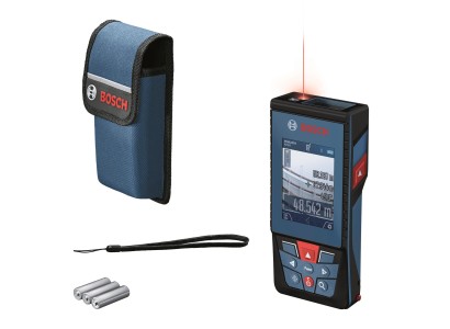 Далекомір лазерний Bosch Professional GLM 100-25 C, 0.08–100м, ±1.5мм, 360°, Bluetooth, чохол, 0.23кг