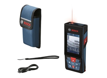 Далекомір лазерний Bosch Professional GLM 150-27 C, 0.08–100м, ±1.5мм, 0-360°, Bluetooth, чохол, 0.21кг