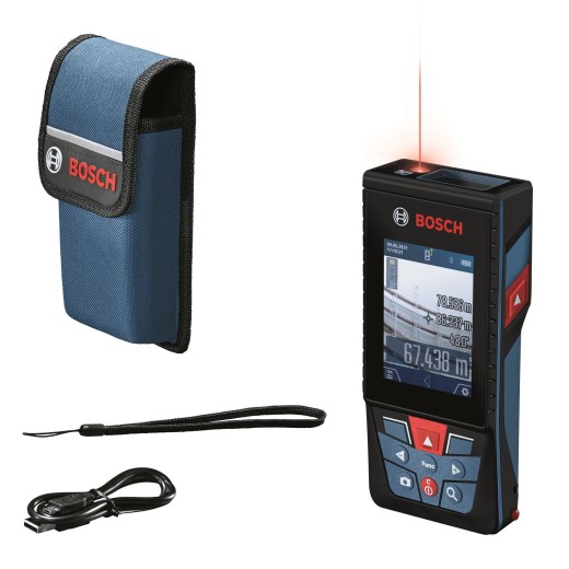 Далекомір лазерний Bosch Professional GLM 150-27 C, 0.08–100м, ±1.5мм, 0-360°, Bluetooth, чохол, 0.21кг