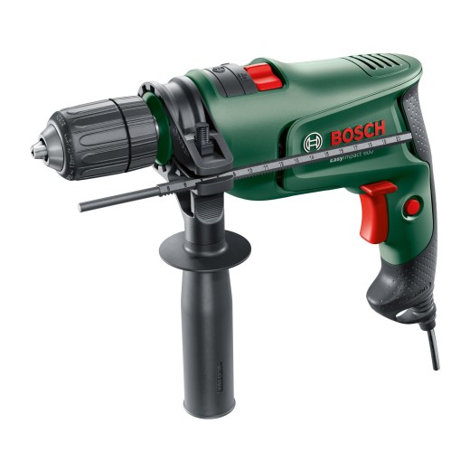 Дриль ударний Bosch EasyImpact 600, 600Вт, ШЗП, 3000 об/хв, 1.7 кг, кейс