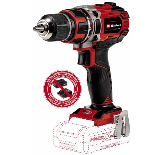 Дриль Einhell TP-CD 18/50 Li BL Solo X-Change акум. 18 В, ономуфтова, 0-500/0-1800 об/хв, 2-13 мм, 1.1 кг