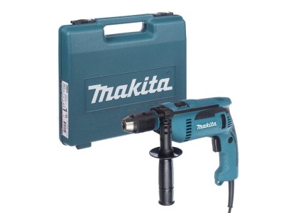 Дриль ударний Makita HP1641K, 680Вт, 13мм, 0-2.800 об/хв, 2.0 кг