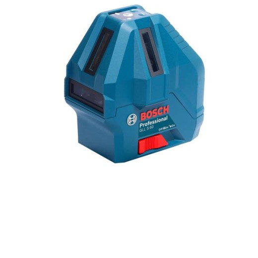 Нiвелiр лазерний BOSCH GLL 5-50X, до 50м, , ±0.2мм/м, 3 проміня, сумка, перехiдник до штативу