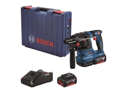 Перфоратор Bosch GBH 185-LI, акумуляторний, 18В,  SDS-Plus, 1.9Дж,  безщітковий, 2х4.0Ah