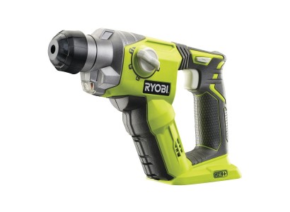 Перфоратор Ryobi R18SDS-0 SDS+, 18В ONE+, 16мм, 1.3Дж, 4 режими роботи, 1.7кг (без АКБ та ЗП).