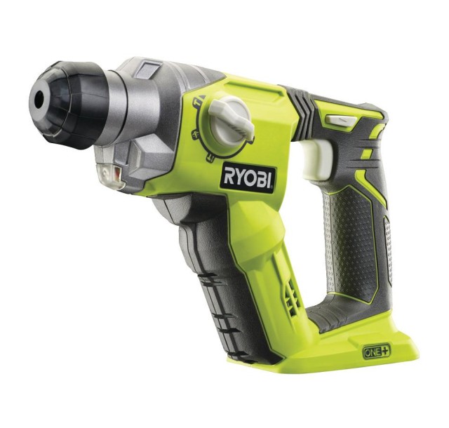 Перфоратор Ryobi R18SDS-0 SDS+, 18В ONE+, 16мм, 1.3Дж, 4 режими роботи, 1.7кг (без АКБ та ЗП).