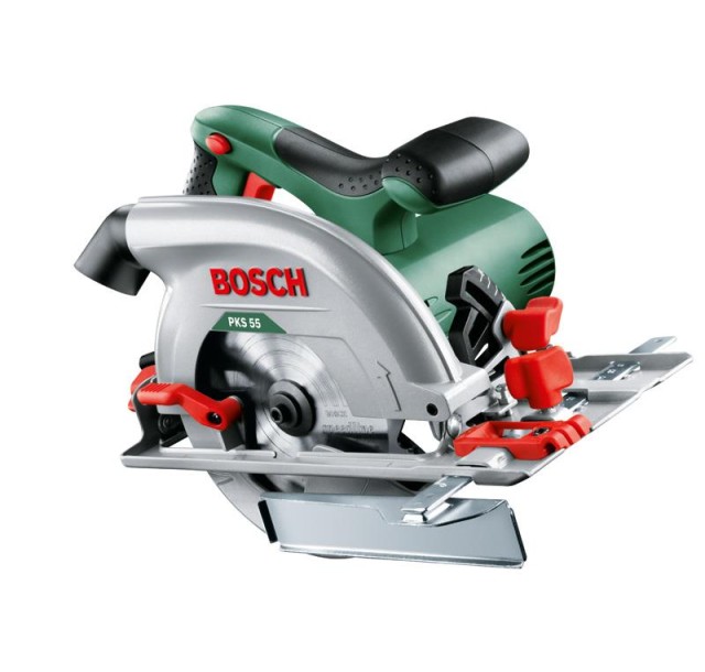 Пила дискова Bosch PKS 55, 1200Вт, 160мм, рез 38 мм