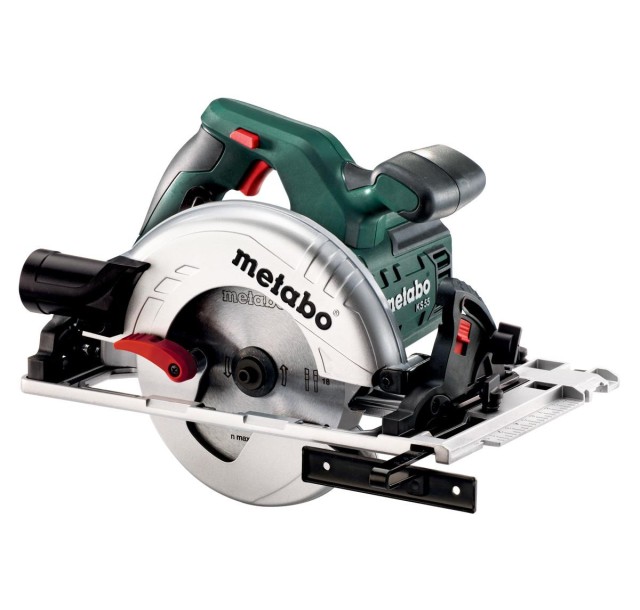 Пила дискова Metabo KS 55 FS, 1200Вт, 160мм, глибина різу 39/55мм, рез 47м/сек, пластиковий кофр, 4кг