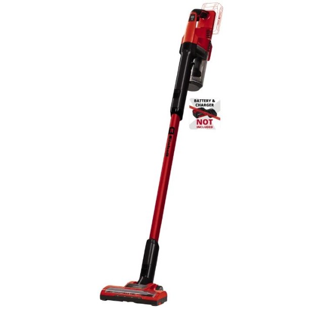 Пилосос вертикальний акум Einhell TE-SV 18 Li - Solo, PXC, 18В, 0.6 л, 100 мбар, 1.05 кг (без АКБ і ЗП)