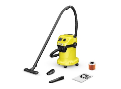 Пилосос Karcher WD 3 P V-17/4/20 господарський, 1000 ВТ, 17л, 4м, 4.858 кг