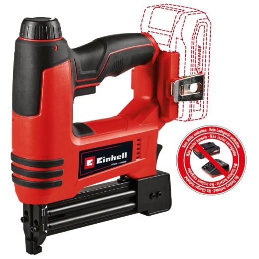 Степлер акумуляторний Einhell TE-CN 18 Li - Solo, 18В, скоба 16-22/5.7мм, цвяхи 15-32/1мм, 20уд/хв, 2.07кг, без АКБ та ЗП