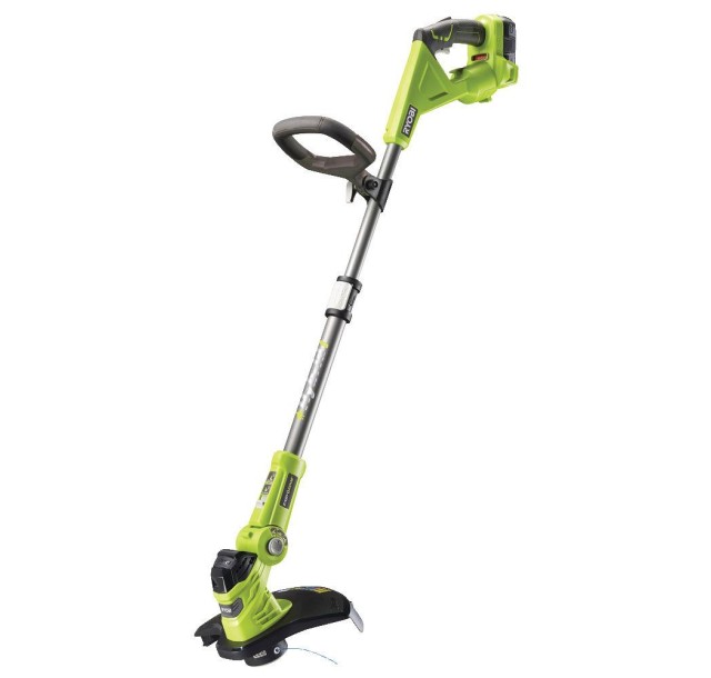 Тример садовий акумуляторний Ryobi RLT1831H20F, ONE+ Hybrid, 18В та 220В, 1х2Ah, 25-30см, EasyEdge, 3.2кг