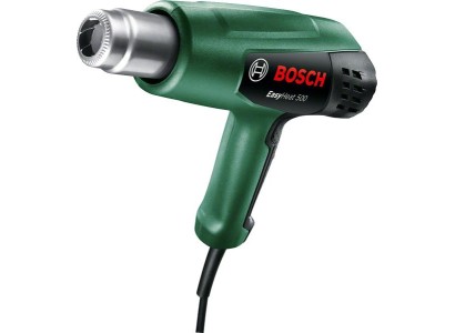 Фен будівельний Bosch EasyHeat 500, 1600Вт, 300/500°C, 240/450л/хв, 0.89кг