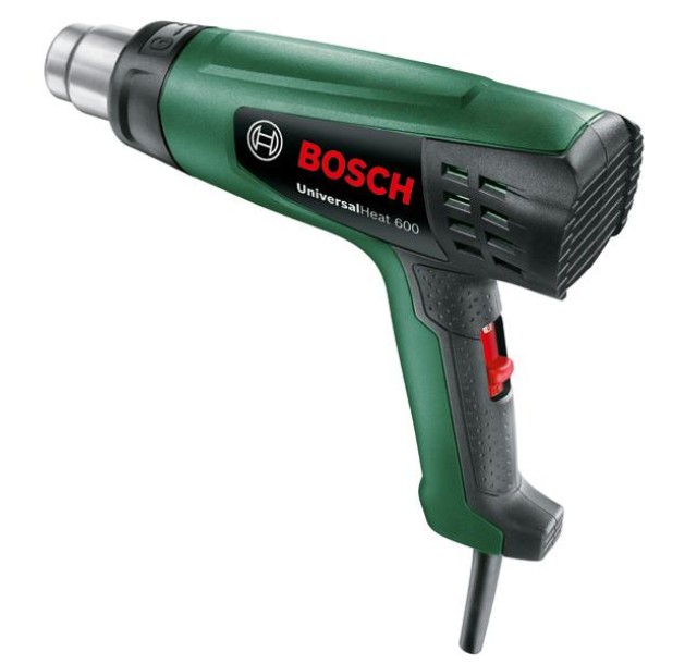 Фен будівельний Bosch UniversalHeat 600, 1800Вт, 50/300/600°C, 200/350/500л/хв, 0.53кг