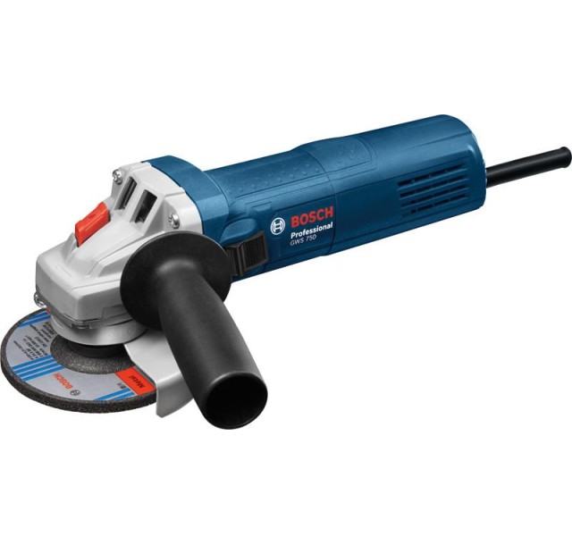 Шліфмашина кутова Bosch GWS 750-125, 125мм, 750Вт, 11000об/хв, 1.8кг