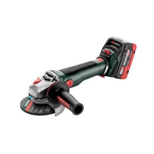 Шліфмашина кутова акумуляторна Metabo WVB 18 LT BL 11-125 Quick, 125мм, 18В 2х5.5Аг, 2800-10000об/хв, М14, 1.8кг