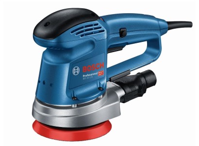 Шліфмашина ексцентрикова Bosch GEX 34-125, 340Вт, 125мм, 12000об/хв, 2.4кг