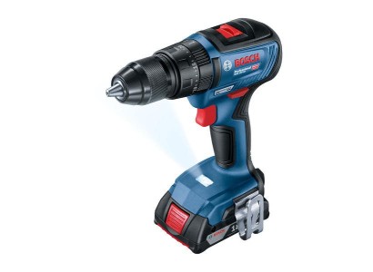 Шурупокрут-дриль ударний акумуляторний  Bosch GSB 18 V-50, 18V2х2.0Аг, 28/50 Нм, 20+2, 460-1800об/хв, L-Case, 1.1кг