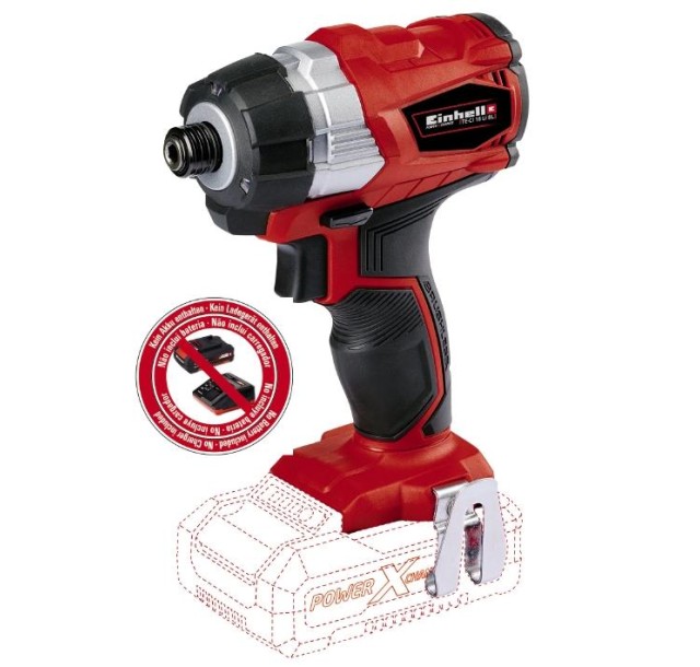 Einhell Cordless Impact ScrewdriverTP-CI 18 Li BL Solo, 18В, 180Нм, 2300об/хв, 1.1кг, без АКБ та ЗП