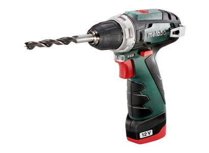 Шурупокрут-дриль акумуляторний Metabo POWERMAXX BS BASIC, 12В 2х2Аг, 17/34Нм, 0-360/0-1400об/хв, 0.8кг