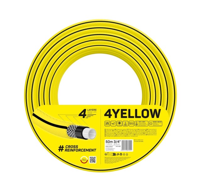 Шланг садовий Cellfast 4YELLOW 3/4