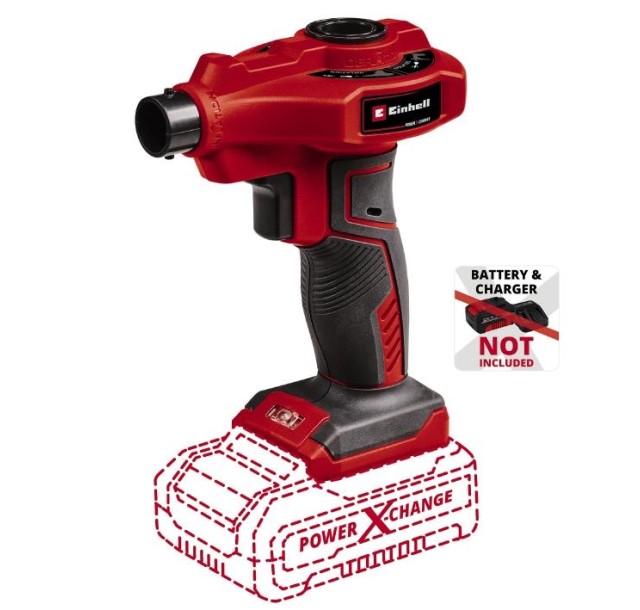 Насос низького тиску Einhell CE-AP 18 Li - Solo, 18В, PXC, 630 л/хв, 0.05 бар, 0.37 кг, (без АКБ і ЗП)