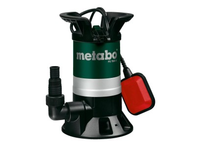 Насос дренажний для брудної води Metabo PS 7500 S , 450 Вт, 7.5 куб/год, висота подачі 5 м, занурення до 5м, підключення 1