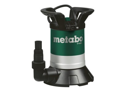 Насос дренажний для чистої води Metabo TP 6600, 250 Вт, 6.6 куб/год, висота подачі 6 м, занурення до 5 м, 5.3 кг