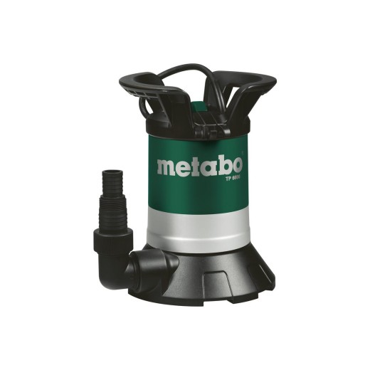 Насос дренажний для чистої води Metabo TP 6600, 250 Вт, 6.6 куб/год, висота подачі 6 м, занурення до 5 м, 5.3 кг