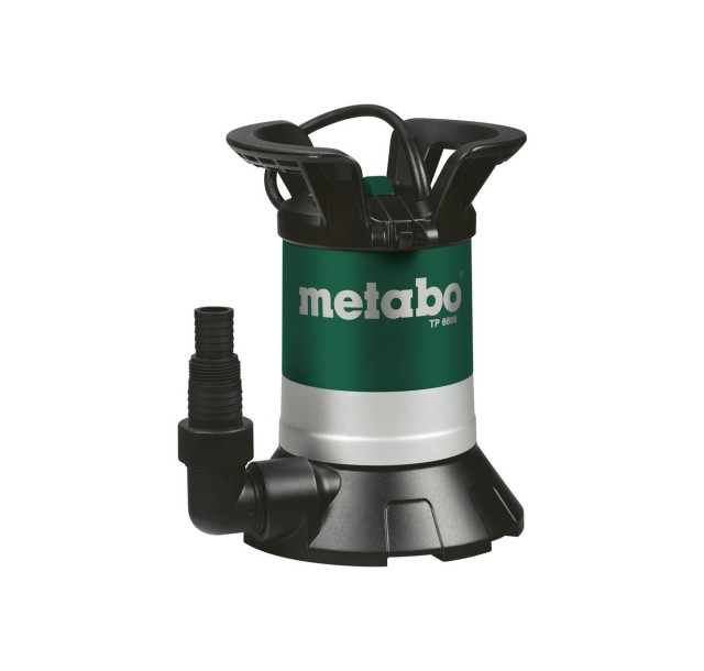 Насос дренажний для чистої води Metabo TP 6600, 250 Вт, 6.6 куб/год, висота подачі 6 м, занурення до 5 м, 5.3 кг