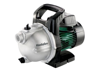 Насос садовий Metabo P 3300 G, 900 Вт, 3.3 куб/год, висота подачі 45м, всмоктування до 8 м, 11.1 кг