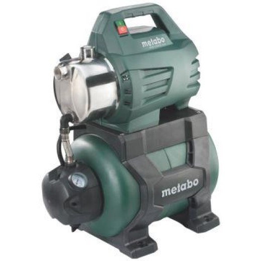 Насосна станція Metabo HWW 4500/25 Inox, 1300 Вт, 4.5 куб/год, висота подачі 48м, всмоктування до 8 м, ресивер 24л,  17.1кг