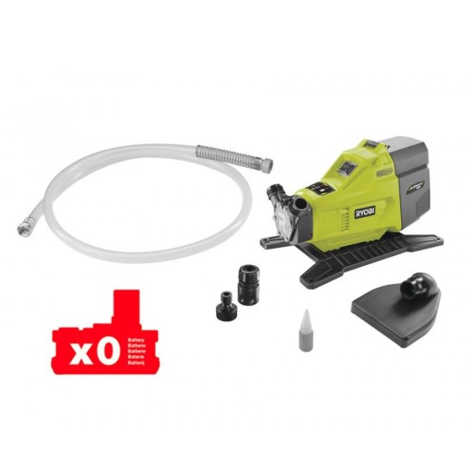 Насос для води Ryobi R18TP-0,  18В ONE+, 1500л/г, вис. 14 м, (без АКБ та ЗП), 3.24кг