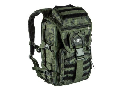 Рюкзак Neo Tools Camo, 30л, 50х29.5х19см, поліестер 600D, посилений, камуфляж