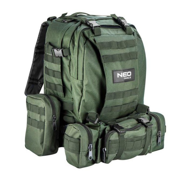 Рюкзак Neo Tools, 4в1, 40л, поліестер 600D, камуфляж