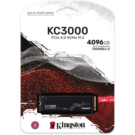 Накопичувач SSD Kingston M.2 4TB PCIe 4.0 KC3000