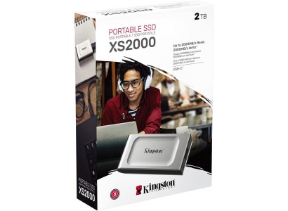 Портативний SSD Kingston 2TB USB 3.2 Gen 2x2 Type-C XS2000