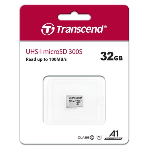 Карта пам'яті Transcend microSD  32GB C10 UHS-I R100/W20MB/s