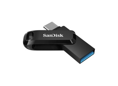 Накопичувач SanDisk   64GB USB 3.1 Type-A + Type-C Ultra Dual Drive Go Чорний