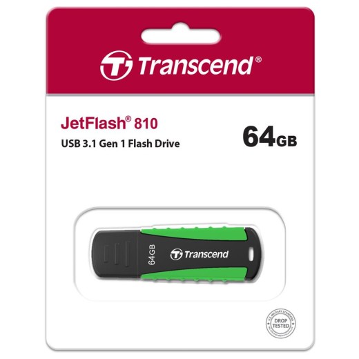 Накопичувач Transcend  64GB USB 3.1 Type-A JetFlash 810 Rugged