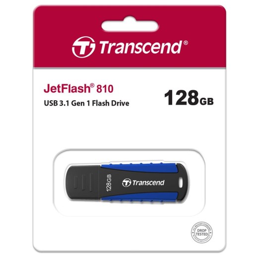 Накопичувач Transcend 128GB USB 3.1 Type-A JetFlash 810 Rugged