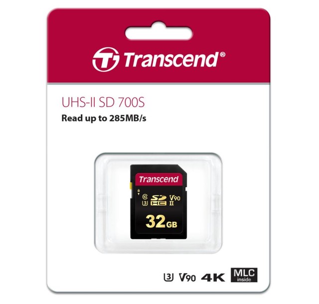 Карта пам'яті Transcend SD  32GB C10 UHS-II U3 R285/W220MB/s 4K