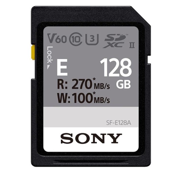 Карта пам'яті Sony SDXC  128GB C10 UHS-II U3 V60 R270/W100MB/s Entry