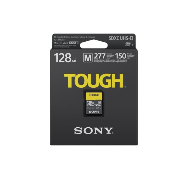 Карта пам'яті Sony SDXC  128GB C10 UHS-II U3 V60 R277/W150MB/s Tough