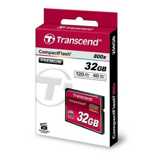 Карта пам'яті Transcend CF  32GB 800X