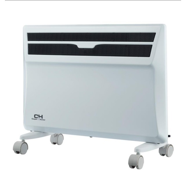 Конвектор Cooper&Hunter CH-1000MS 15 м2, 1000Вт, мех. упр-ння, закр. нагрів. елемент, IP24, білий