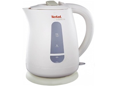 Електрочайник Tefal Express 1.5л, пластик, білий