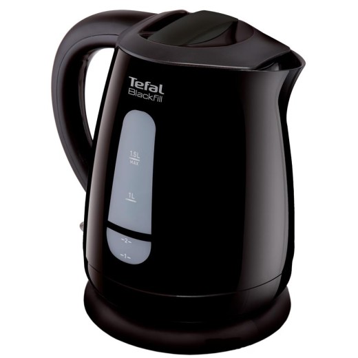 Електрочайник Tefal Express 1.5л, пластик, чорний глянець