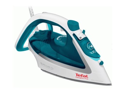 Праска Tefal Easygliss Plus, 2500Вт, 270мл, паровий удар -195гр, постійна пара - 45гр, керам. підошва, біло-блакитний