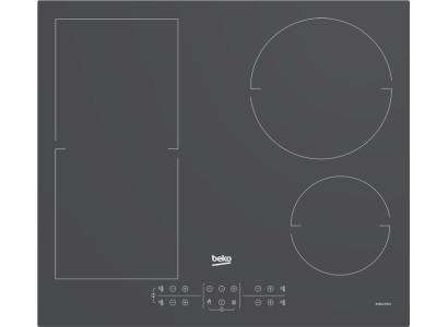 Варильна поверхня Beko індукційна, 60см, розширена зона, сріблястий